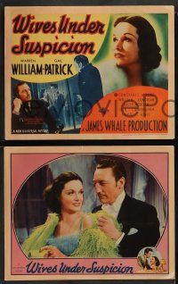 8k474 WIVES UNDER SUSPICION 8 LCs '38 directed by James Whale, Warren William, Gail Patrick!