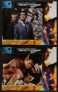 8k004 WORLD IS NOT ENOUGH 12 LCs '99 Pierce Brosnan as James Bond, Denise Richards, Sophie Marceau!