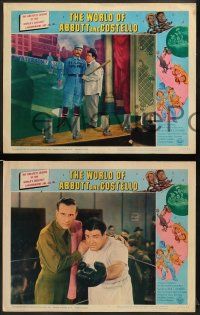 8k647 WORLD OF ABBOTT & COSTELLO 5 LCs '65 Bud & Lou in spaceship & with Marjorie Main & family!