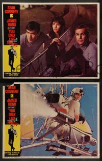 8k732 YOU ONLY LIVE TWICE 4 LCs '67 Sean Connery as James Bond 007, Mie Hama, action!