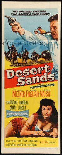 8m633 DESERT SANDS insert '55 with the howling fury of a thousand sandstorms, they struck!