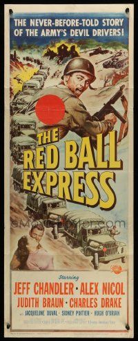 8m888 RED BALL EXPRESS insert '52 Budd Boetticher, Army Devil Driver Jeff Chandler!