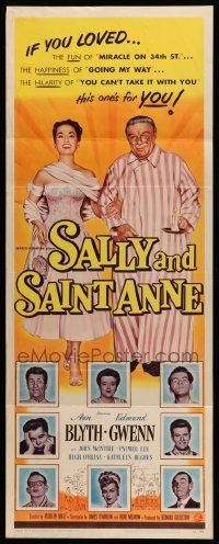 8m910 SALLY & SAINT ANNE insert '52 Ann Blyth, Edmund Gwenn, Frances Bavier!