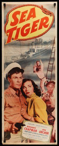 8m922 SEA TIGER insert '52 Marguerite Chapman, John Archer, Harry Lauter, & Mara Corday!