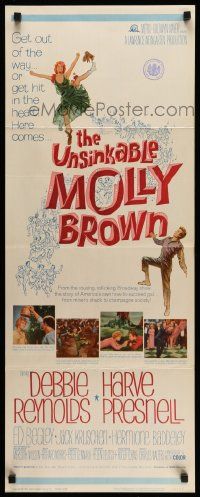 8m980 UNSINKABLE MOLLY BROWN insert '64 Debbie Reynolds, get out of the way or hit in the heart!