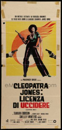 8m303 CLEOPATRA JONES Italian locandina '73 dynamite Tamara Dobson is the hottest super agent ever