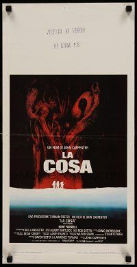 8m499 THING Italian locandina '82 John Carpenter, cool sci-fi horror, different!