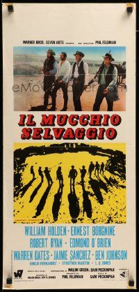 8m523 WILD BUNCH Italian locandina '69 Sam Peckinpah cowboy classic, William Holden & Borgnine!
