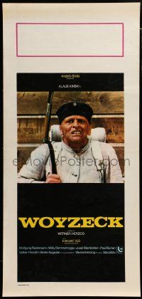 8m526 WOYZECK Italian locandina '79 Werner Herzog directed, close up of crazed Klaus Kinski!