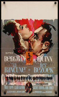 8p055 VISIT Belgian '64 Ingrid Bergman wants to kill her lover Anthony Quinn, Ray art!