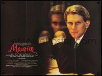 8p695 MAURICE British quad '87 gay homosexual romance directed by James Ivory, Ismail Merchant!