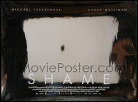 8p711 SHAME foil British quad '11 Michael Fassbender, Carrey Mulligan, sex addiction!