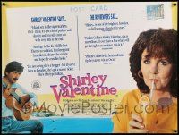 8p712 SHIRLEY VALENTINE British quad '89 Pauline Collins in her best Oscar nominated role!