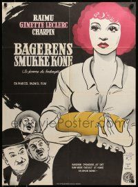 8p156 BAKER'S WIFE Danish '51 Marcel Pagnol's La femme du boulanger, Raimu, Ginette Leclerc!