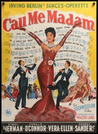 8p159 CALL ME MADAM Danish R60s Ethel Merman, O'Connor & Vera-Ellen sing Irving Berlin songs!