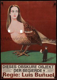 8p632 THAT OBSCURE OBJECT OF DESIRE East German 23x32 '80 Bunuel's Cet obscur object du desir!