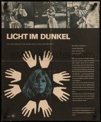 8p591 MIRACLE WORKER East German 16x19 '64 Bancroft as Annie Sullivan & Duke as Helen Keller!