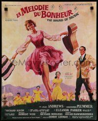 8p545 SOUND OF MUSIC French 17x21 '65 Julie Andrews, Rodgers & Hammerstein classic musical!