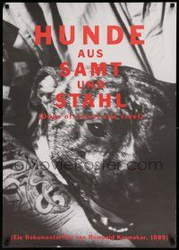 8p114 DOGS OF VELVET & STEEL German '89 Hunde aus Samt und Stahl, Pit Bull canine dog documentary!