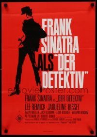 8p147 DETECTIVE German 16x23 '68 Frank Sinatra as gritty New York City cop!