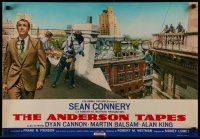 8p215 ANDERSON TAPES set of 10 Italian 18x26 pbustas '71 Sean Connery, Sidney Lumet