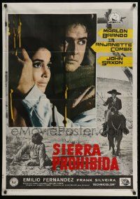 8p405 APPALOOSA Spanish '66 Marlon Brando rode the lustful & lawless to live on the edge!