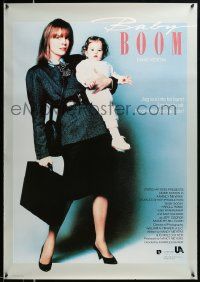 8p074 BABY BOOM Swedish '88 business woman Diane Keaton wants nothing to do with adorable baby!