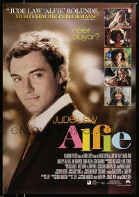 8p034 ALFIE Turkish '04 great close up of handsome playboy Jude Law, who has many women!