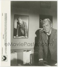8r052 AIRPLANE 8x9.5 still '80 classic image of smoking Lloyd Bridges by identical wall photo!
