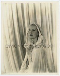 8r073 ANITA LOUISE 8x10.25 still '30s angelic portrait in hooded white outfit by Elmer Fryer!