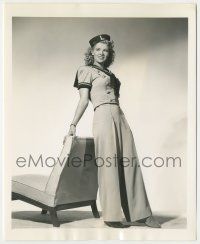 8r120 BLONDIE GOES TO COLLEGE 8.25x10 still '42 full-length Penny Singleton in sailor suit!