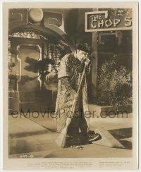 8r127 BLUE SKIES 8x10 still '46 Billy De Wolfe in Asian costume sweeping by Chop Suey joint!