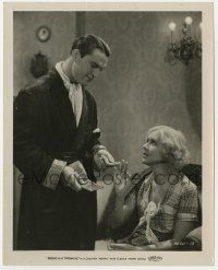 8r137 BREACH OF PROMISE 8x10 still '32 pretty Mae Clarke & Chester Morris, she signed the back!