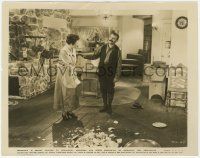 8r146 BRINGING UP BABY 8x10.25 still '38 Leona Roberts orders Barry Fitzgerald to clean up mess!
