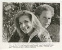 8r168 CARNAL KNOWLEDGE 8.25x10.25 still '71 smiling c/u of Candice Bergen & Art Garfunkel!