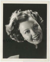 8r176 CECILIA PARKER deluxe 8x10 still '35 great smiling close up by Clarence Sinclair Bull!