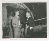 8r203 CONQUEST OF SPACE candid 8.25x10 still '55 Jerry Lewis visits producer George Pal on the set!