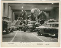 8r227 DEADLY MANTIS 8x10.25 still '57 FX image of giant insect on highway demolishing cars!