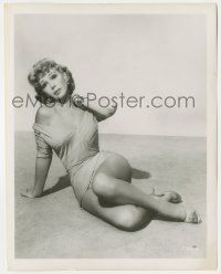 8r260 DOLORES GRAY 8x10.25 still '57 as the shapely showgirl laying on floor in Designing Woman!
