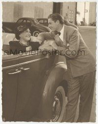 8r306 ERROL FLYNN/LOUELLA PARSONS deluxe 7.5x9.5 still '30s by Crail, from her personal collection!