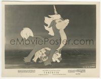 8r320 FANTASIA 8x10.25 still 1942 Disney, great image of unicorn protecting babies from rain!