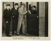 8r336 FINAL EDITION 8x10 still '32 baddies Page & Strang, Mae Clarke in booth, she signed the back!