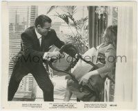 8r355 FROM RUSSIA WITH LOVE 8x10 still R65 Sean Connery as Bond attacking Lotte Lenya with chair!