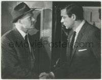 8r353 FROM RUSSIA WITH LOVE 7.5x9.5 still '64 Sean Connery as Bond shaking hands with Robert Shaw!