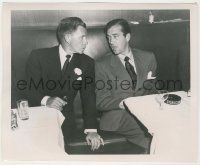 8r371 GEORGE MURPHY/JOHN PAYNE 8.25x10 still '48 visiting New York & eating lunch at Stork Club!