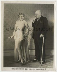 8r402 GOLD DIGGERS OF 1933 8x10.25 still '33 Guy Kibbee shocked by Joan Blondell in her negligee!