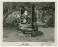 8r445 HONEY HARVESTER 8.25x10 still '49 Disney cartoon, wacky Donald Duck in well bucket!