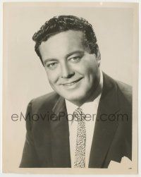 8r447 HONEYMOONERS TV 7x9 still '55 portrait of Jackie Gleason out of character in suit & tie!
