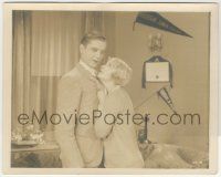8r448 HOT STUFF deluxe 8x10 still '29 William Bakewell can't resist Alice White, lost film!