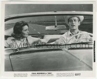8r454 HUD 8.25x10 still '63 Patricia Neal can't figure out Paul Newman driving in convertible car!